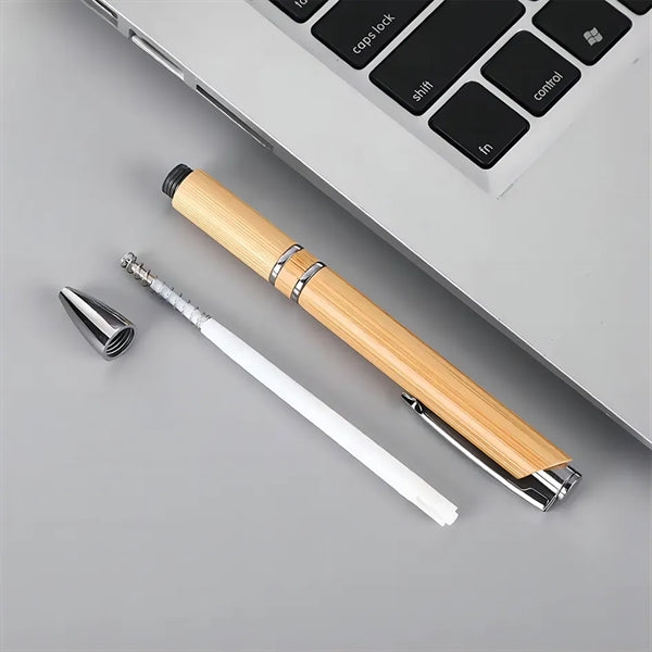 Wooden Bamboo Press Ball Pen