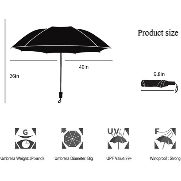 Anti-UV Protection Golf Umbrellas