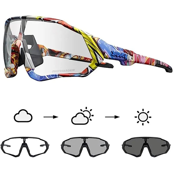 Photochromic Cycling Glasses