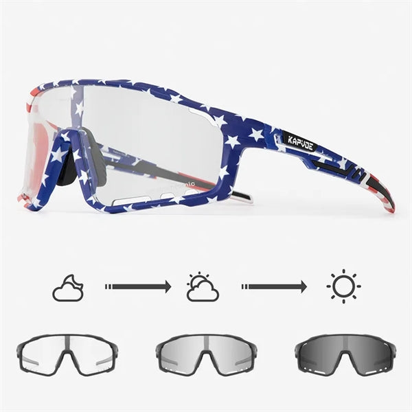 Photochromic Cycling Glasses