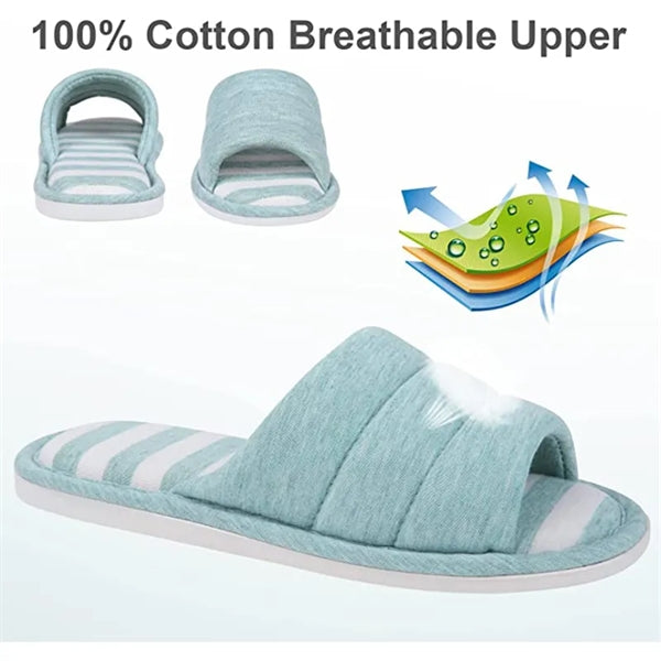 Open Toe House Slippers
