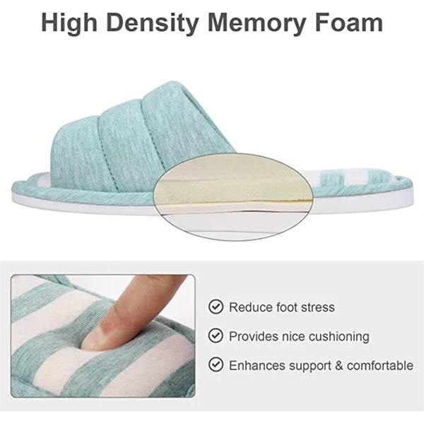 Open Toe House Slippers
