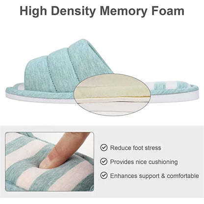 Open Toe House Slippers