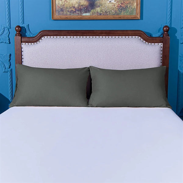100% Brushed Microfiber Queen Pillowcases