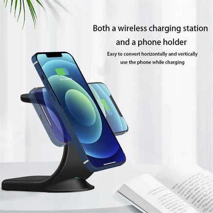 3-In-1 Magnetic Wireless Charging Station