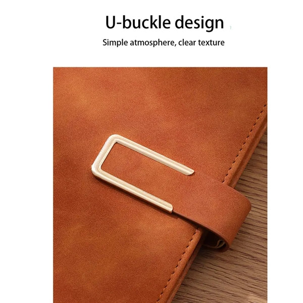 A5 Soft Leather Thickened Business Notebook
