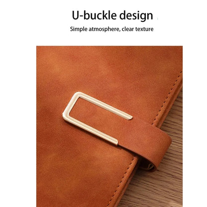 A5 Soft Leather Thickened Business Notebook