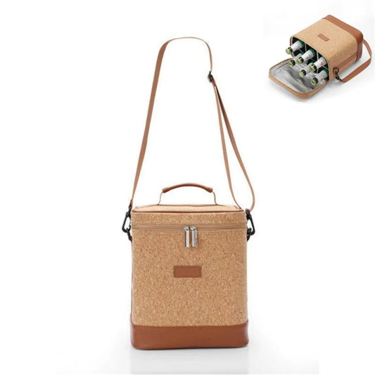 Cork Insulated 6 Bottle Beer Bag