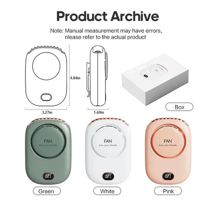 Mini Portable Neck Fan