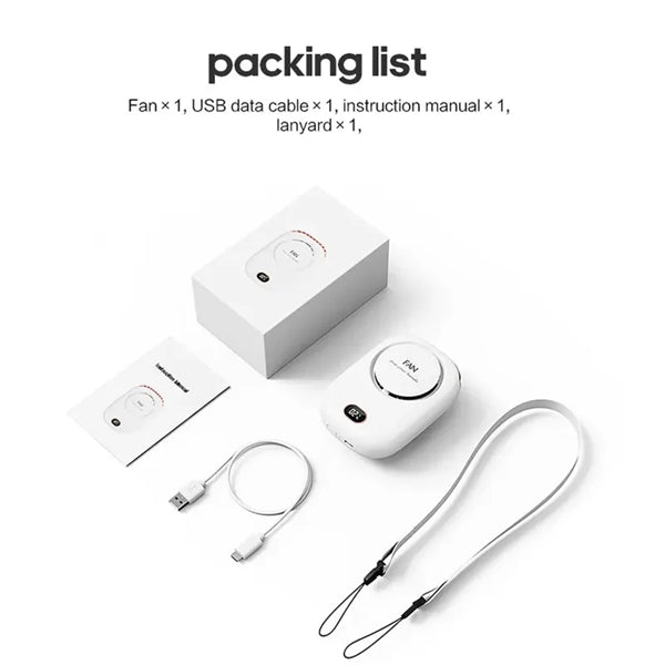 Mini Portable Neck Fan
