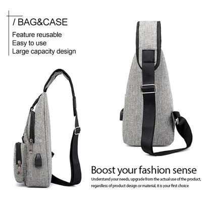 Sling Bag with USB Charging Port