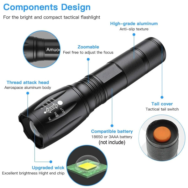 LED Tactical Flashlight