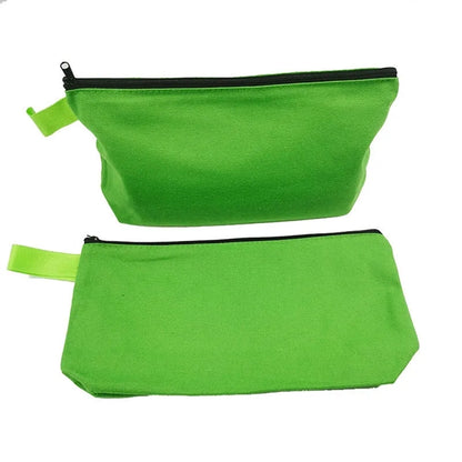 Canvas Pencil Pouch Craft Makeup Cosmetic Zipper Bag