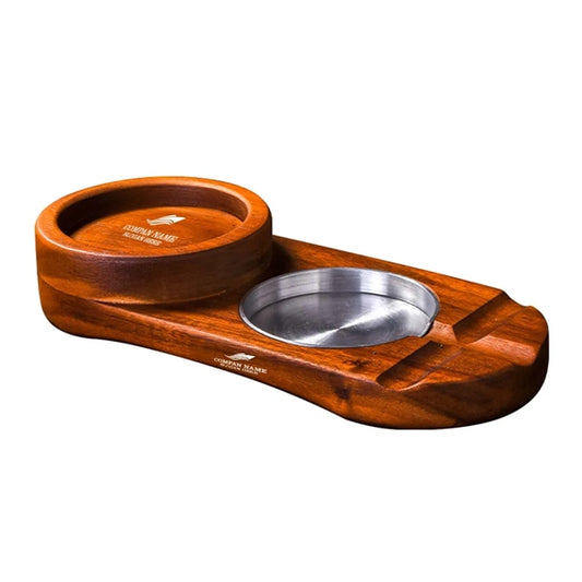 Cigar And Whiskey Coasters 2-In-1