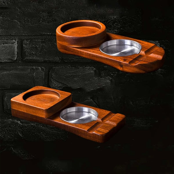 Cigar And Whiskey Coasters 2-In-1