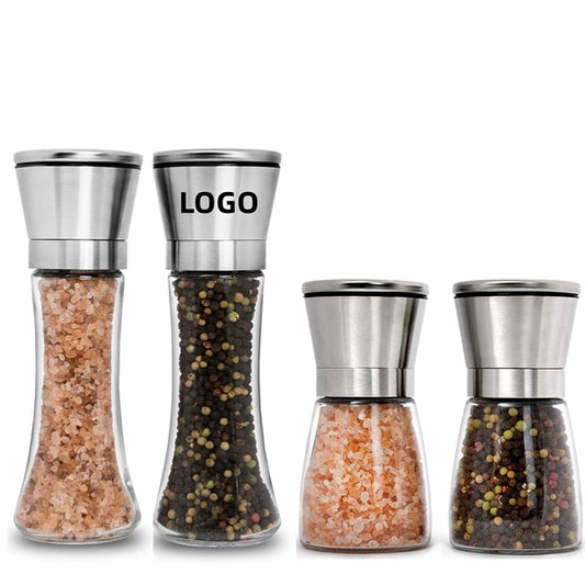 Stainless Steel Salt and Pepper Grinder Set of 2