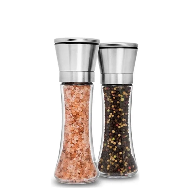 Stainless Steel Salt and Pepper Grinder Set of 2