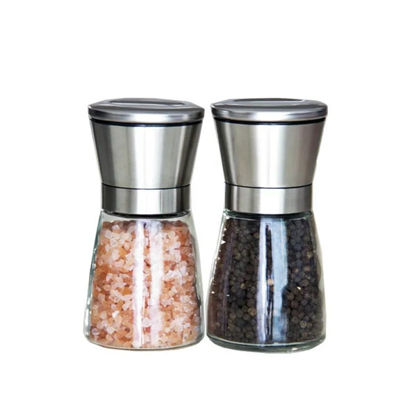 Stainless Steel Salt and Pepper Grinder Set of 2