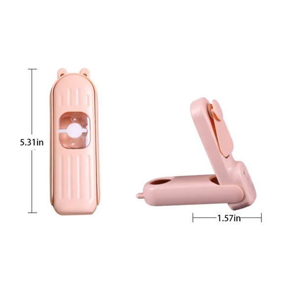 Spray Folding Fan With Flashlight