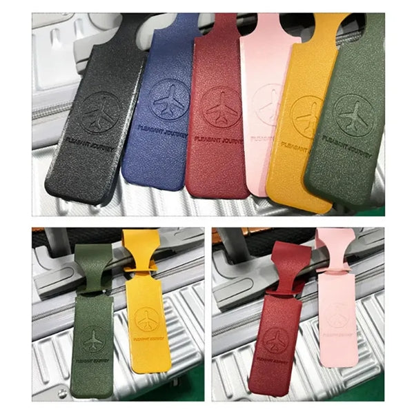 Custom Leather Travel Baggage Luggage Tags