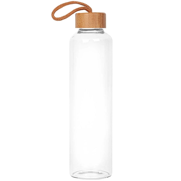 25oz. High Temp Glass & Bamboo Bottle