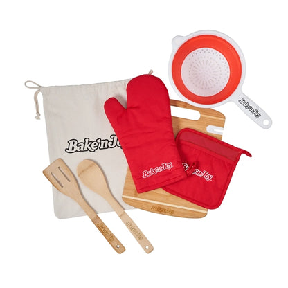 Deluxe Silicone & Bamboo Kitchen Set