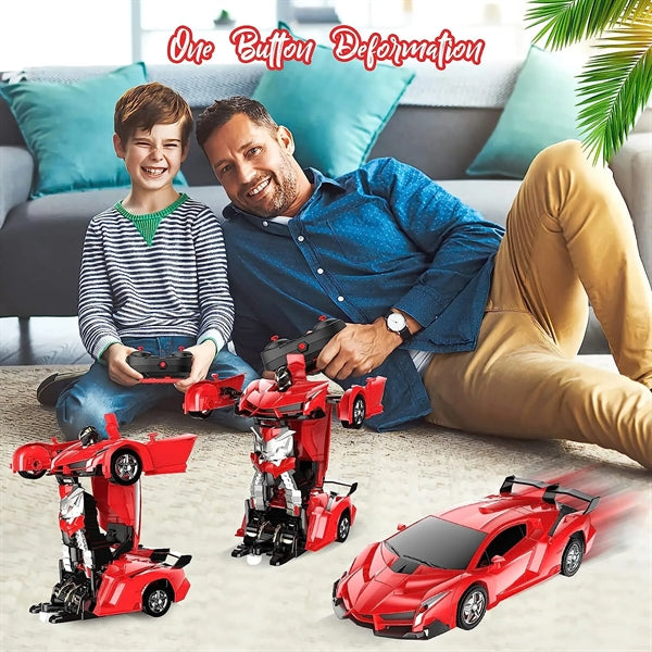 Remote Control Car, Transform Robot RC Car for Kids