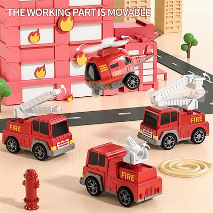 5 in 1 Carrier Truck Transport Cars for Toddlers 1-3
