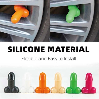 Funny Tire Valve Nozzle Cap