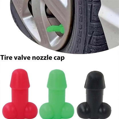 Funny Tire Valve Nozzle Cap