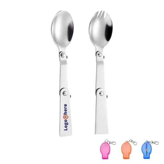 Portable Folding Stainless Steel Spoons