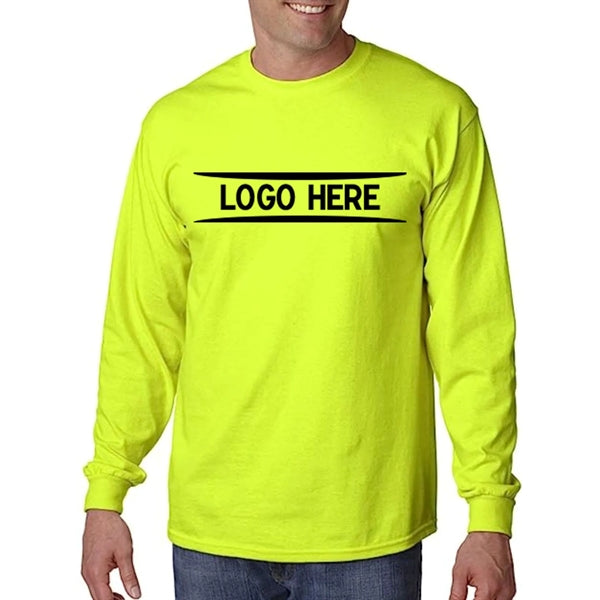 Hi Viz Non-ANSI Safety Workwear Long Sleeve T-Shirt