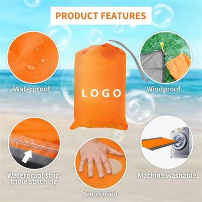 Portable Outdoor Waterproof Sandproof Beach Mat Blanket
