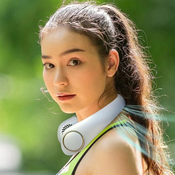 Portable Neck Hands-Free Bladeless Fan 360