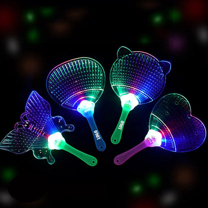 LED Colorful Light Carnival Fan