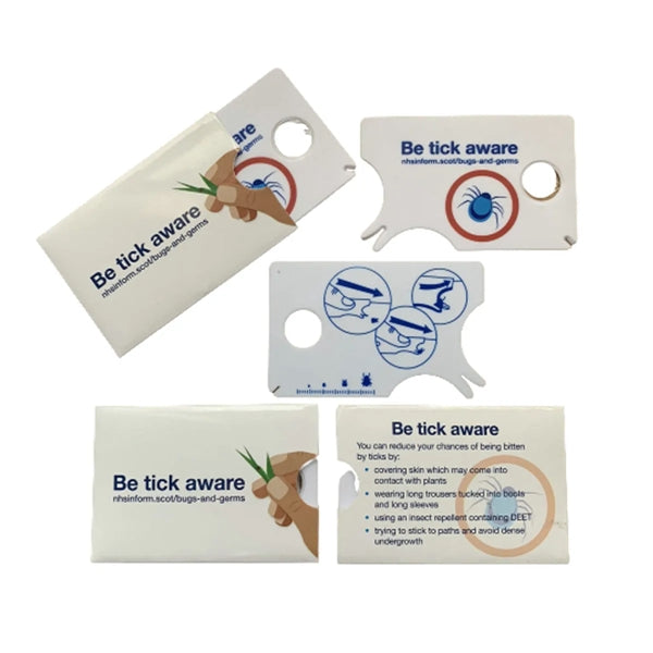 Plastic Tick Removal Card