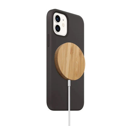 Bamboo Magnetic Wireless Charger