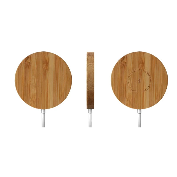 Bamboo Magnetic Wireless Charger