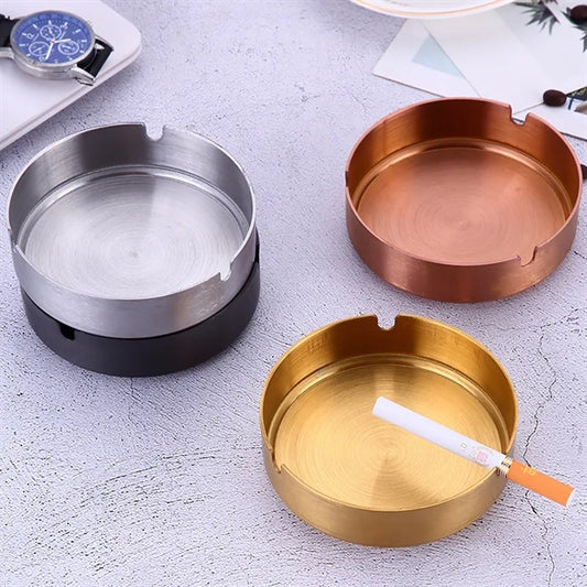 Stainless Steel Round Ashtray