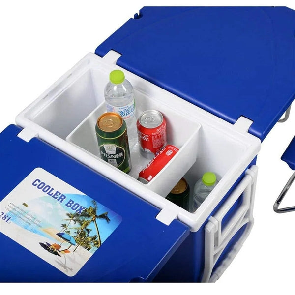 Outdoor Picnic Camping Rolling Cooler