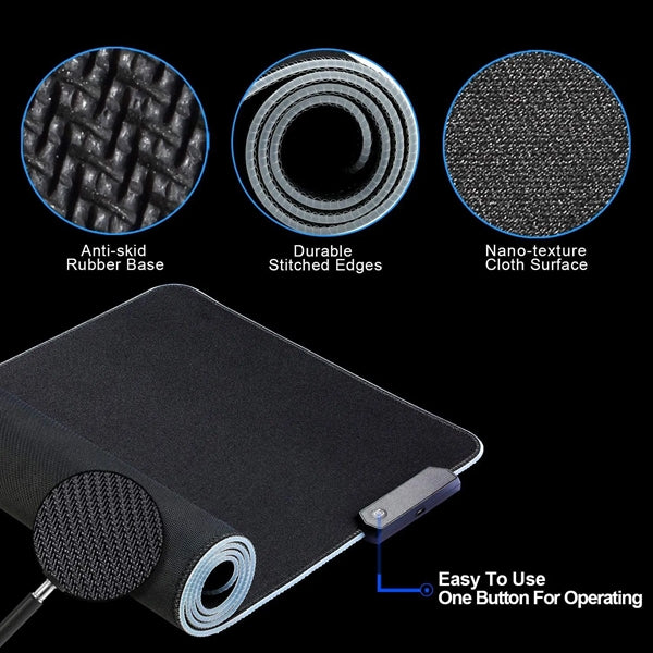 RGB Gaming Luminous Mouse Pad