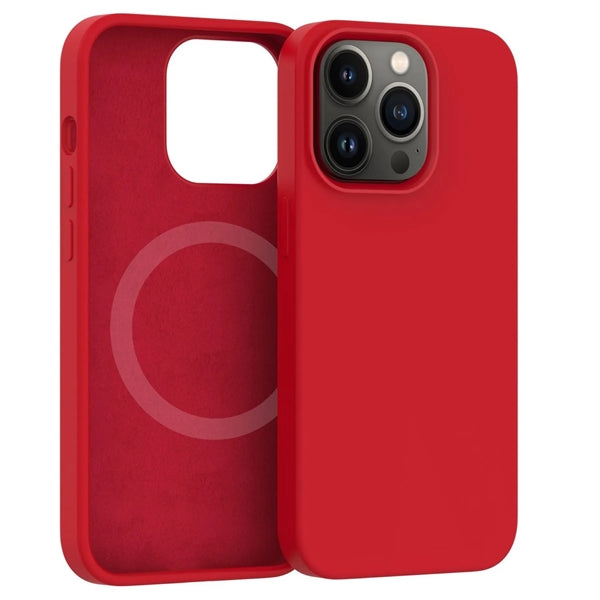 iPhone (Mag Safe) Silicone Case and Microfiber LIning