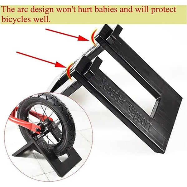 Kids Scooter Bicycle Parking Rack Foldable Kickstand Holder
