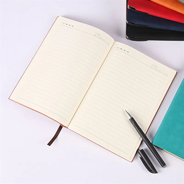 Soft PU Notebook with pen set A5