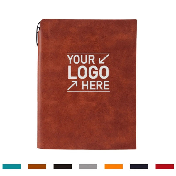 Soft PU Notebook with pen set A5