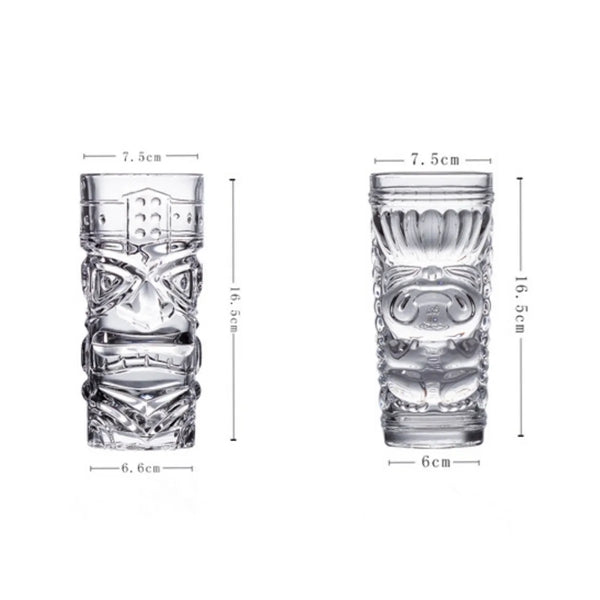430ml 15oz Clear Tiki Glasses