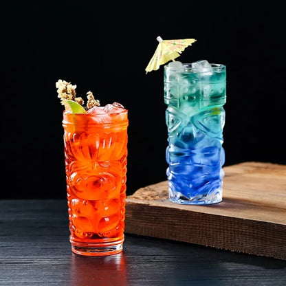 430ml 15oz Clear Tiki Glasses