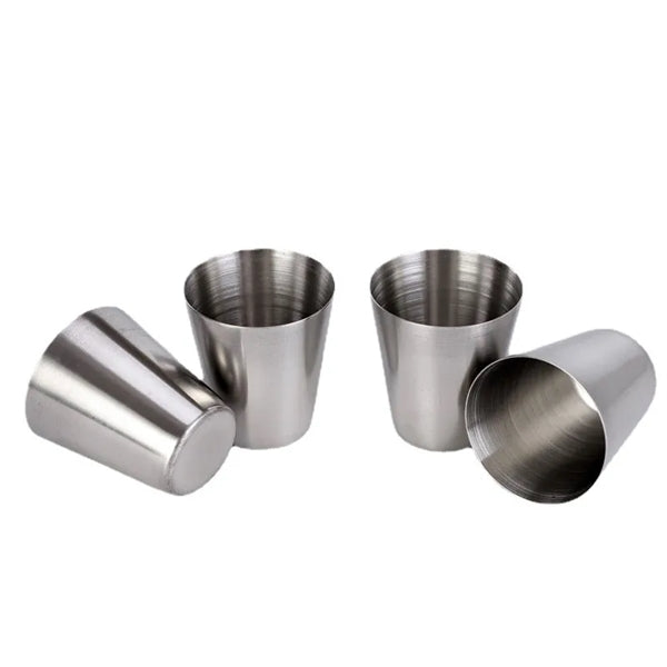 Stainless Steel 1oz Wine Shot Glass Set