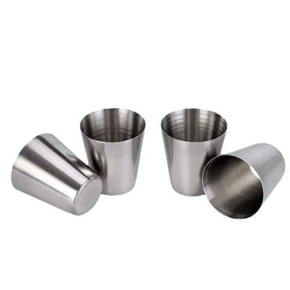 Stainless Steel 1oz Wine Shot Glass Set