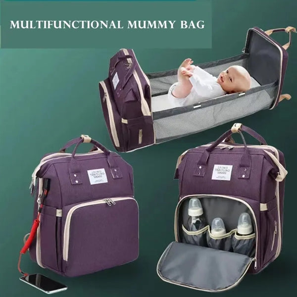 Diaper Bag Backpack with Changing Station